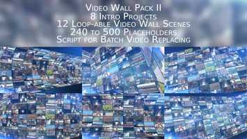 Free download Video Wall Pack II | After Effects Project Files - Videohive template video and edit with RedcoolMedia movie maker MovieStudio video editor online and AudioStudio audio editor onlin