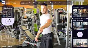 Free download Virdio - Augmented Reality and Virtual Hybrid Fitness - Live Action (:30-sec. Cutdown) video and edit with RedcoolMedia movie maker MovieStudio video editor online and AudioStudio audio editor onlin