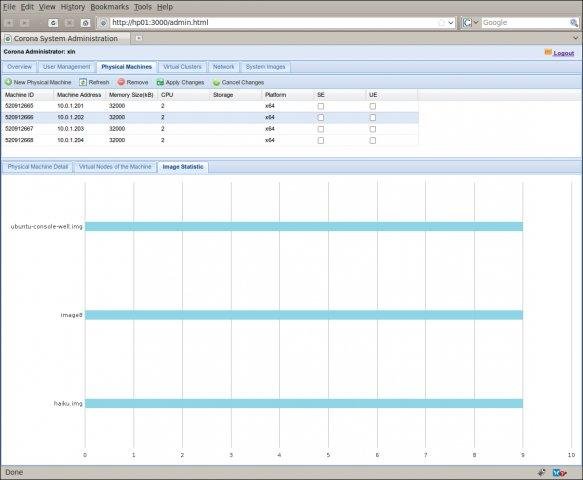 Download web tool or web app Virtual Cluster -- Corona