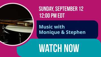 Free download Virtual Community Class: Music with Monique  Stephen  OneBeat: Lets Celebrate #JustOneHumanFamilyDay video and edit with RedcoolMedia movie maker MovieStudio video editor online and AudioStudio audio editor onlin