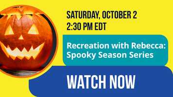 Free download Virtual Community Class: Recreation with Rebecca  Spooky Season Series video and edit with RedcoolMedia movie maker MovieStudio video editor online and AudioStudio audio editor onlin