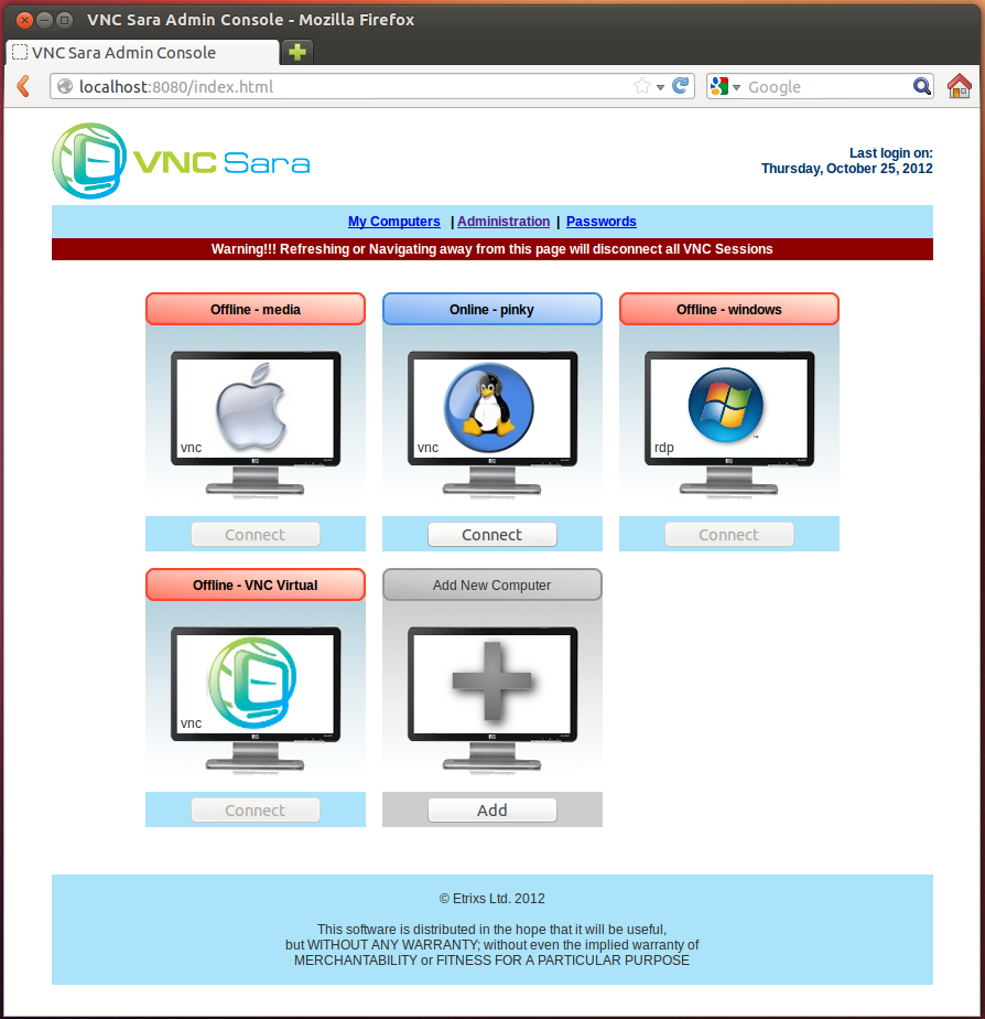Download web tool or web app VNCSara Download web tool or web app VNCSara
