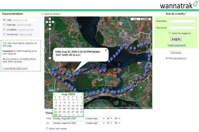 Download web tool or web app Wannatrak
