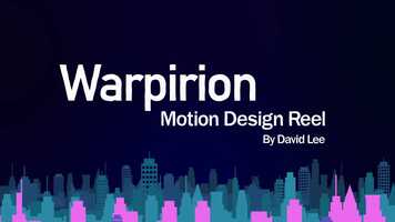 Free download Warpirion Motion design Reel video and edit with RedcoolMedia movie maker MovieStudio video editor online and AudioStudio audio editor onlin
