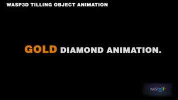 Free download Wasp3d Gold Diamond Tilling Animation video and edit with RedcoolMedia movie maker MovieStudio video editor online and AudioStudio audio editor onlin