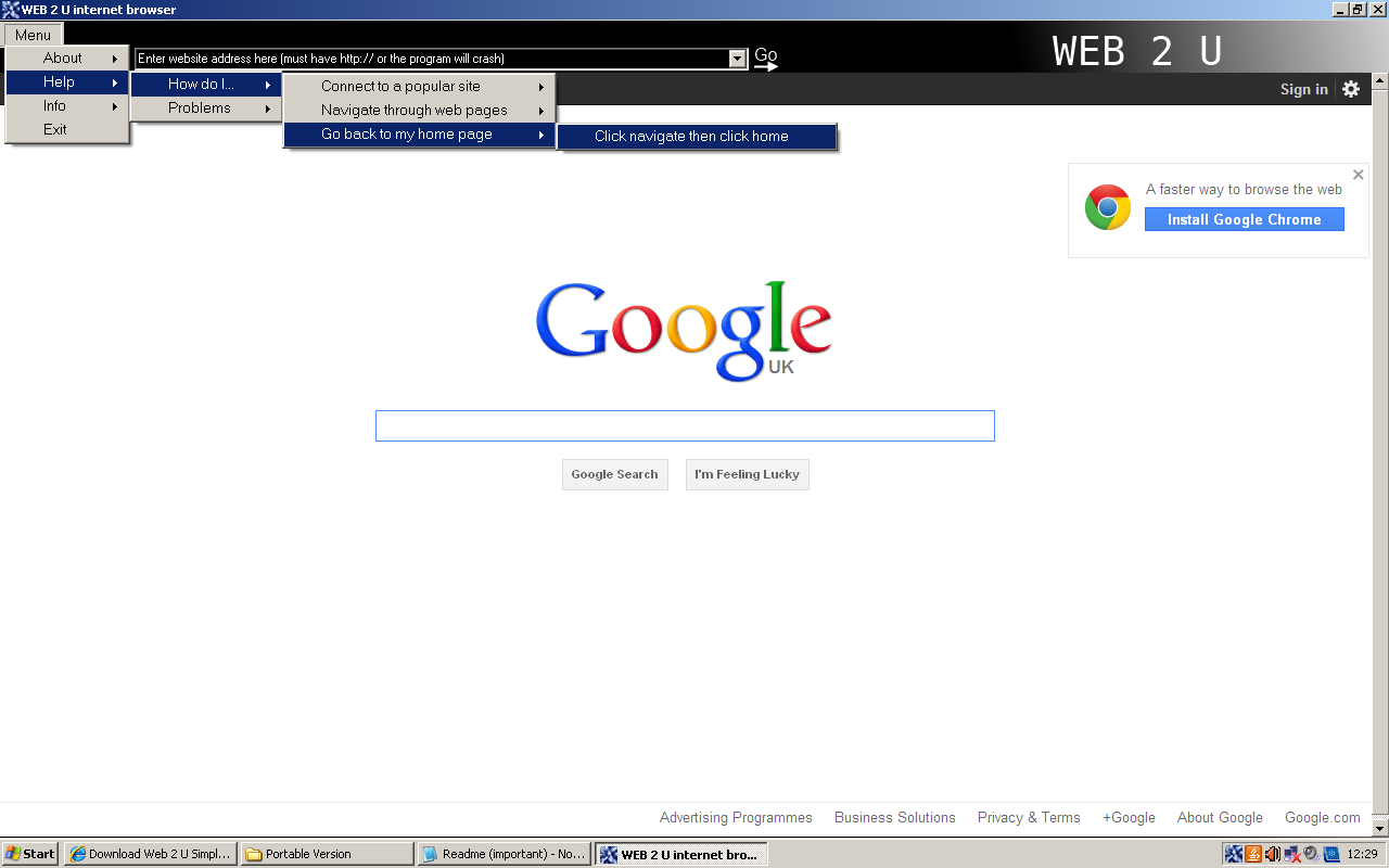 Download web tool or web app Web 2 U Simple Fast Web Browser Download web tool or web app Web 2 U Simple Fast Web Browser
