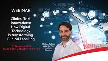 Free download Webinar: How digital technology is transforming clinical labelling video and edit with RedcoolMedia movie maker MovieStudio video editor online and AudioStudio audio editor onlin