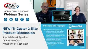 Free download Webinar: NewTek TriCaster 2 Elite conversation with Dr Andrew Cross video and edit with RedcoolMedia movie maker MovieStudio video editor online and AudioStudio audio editor onlin