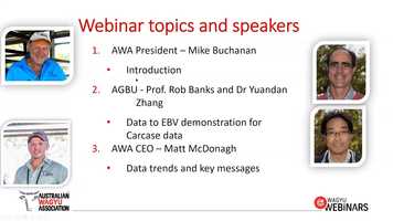 Free download Webinar Series 4 - Carcase Data to EBVs video and edit with RedcoolMedia movie maker MovieStudio video editor online and AudioStudio audio editor onlin