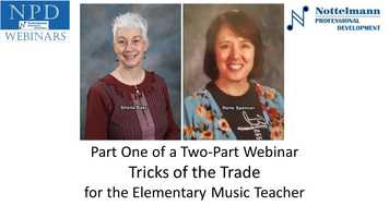 Free download Webinar - Tricks of the Trade Elementary Music Teacher - Part 1 video and edit with RedcoolMedia movie maker MovieStudio video editor online and AudioStudio audio editor onlin