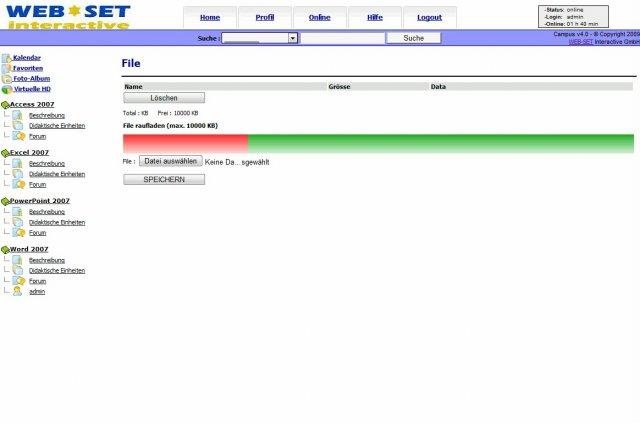 Download web tool or web app WEB-SET CAMPUS