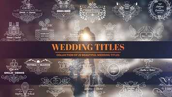 Free download Wedding Titles | After Effects Project Files - Videohive template video and edit with RedcoolMedia movie maker MovieStudio video editor online and AudioStudio audio editor onlin