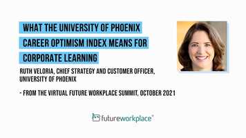 Free download What the University of Phoenix Career Optimism Index Means for Corporate Learning video and edit with RedcoolMedia movie maker MovieStudio video editor online and AudioStudio audio editor onlin
