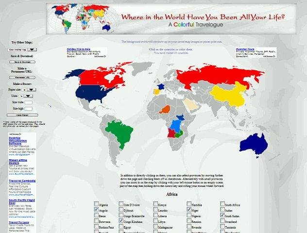 Download web tool or web app Where In the World Have You Been? Download web tool or web app Where In the World Have You Been?