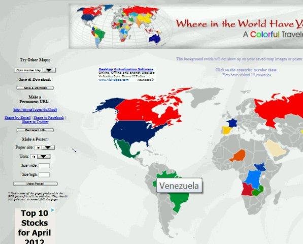 Download web tool or web app Where In the World Have You Been? Download web tool or web app Where In the World Have You Been?
