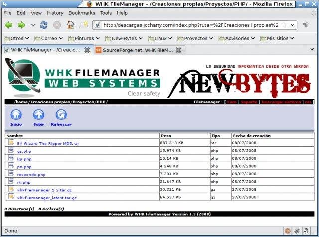 Download web tool or web app WHK FileManager