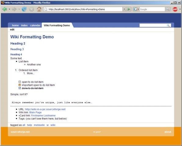 Download web tool or web app Wiki in a Jar Download web tool or web app Wiki in a Jar