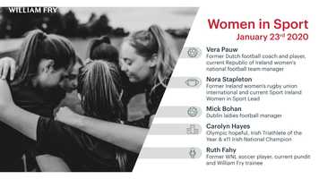 Free download William Fry - Women in Sport Jan 20 video and edit with RedcoolMedia movie maker MovieStudio video editor online and AudioStudio audio editor onlin