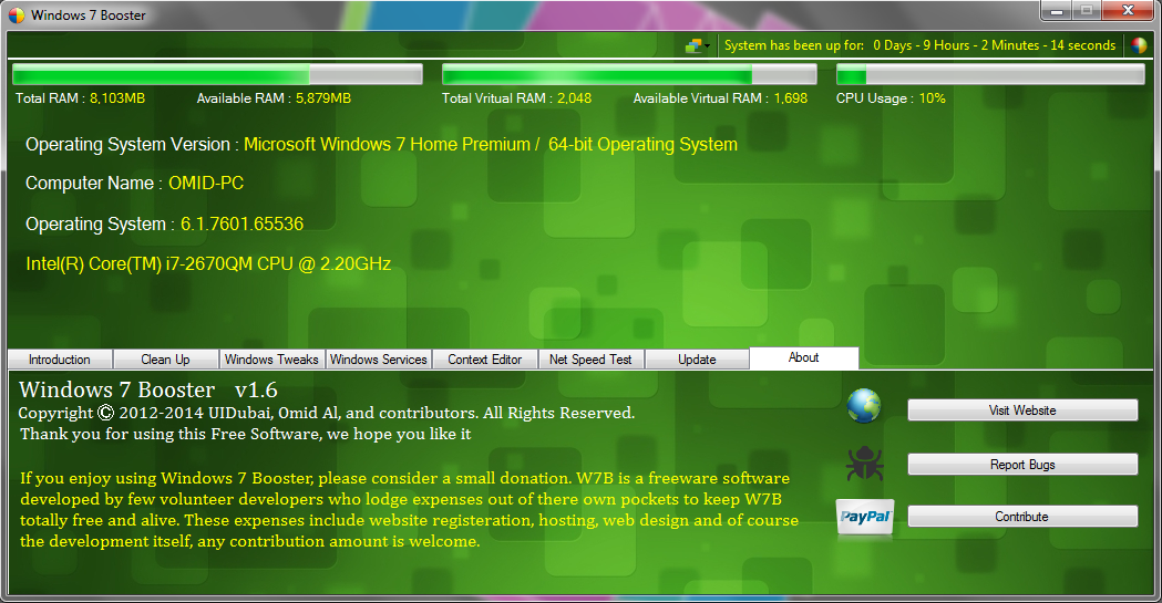 Download web tool or web app Windows 7 Booster Download web tool or web app Windows 7 Booster