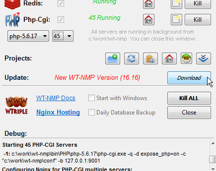 Download web tool or web app WinNMP - Windows Nginx MySql Php 7 stack