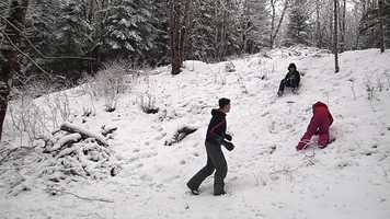 Free download Winter Fun - Sledding video and edit with RedcoolMedia movie maker MovieStudio video editor online and AudioStudio audio editor onlin