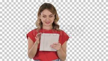 Free download Woman Using A Tablet Stock Video video and edit with RedcoolMedia movie maker MovieStudio video editor online and AudioStudio audio editor onlin