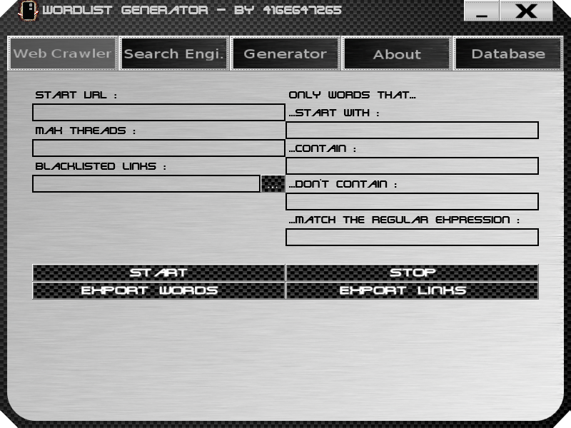 Download web tool or web app WordList Generator Download web tool or web app WordList Generator