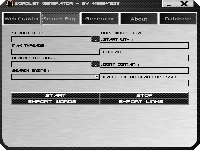 Download web tool or web app WordList Generator Download web tool or web app WordList Generator