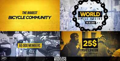 Free download World Cycling Marathon Pack Motion Design video and edit with RedcoolMedia movie maker MovieStudio video editor online and AudioStudio audio editor onlin
