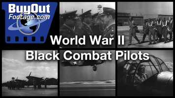 Free download World War II Black Combat Pilots Historic Film Footage video and edit with RedcoolMedia movie maker MovieStudio video editor online and AudioStudio audio editor onlin