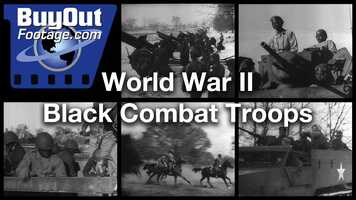 Free download World War II Black Combat Troops Historic Film Footage video and edit with RedcoolMedia movie maker MovieStudio video editor online and AudioStudio audio editor onlin