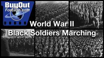 Free download World War II Black Soldiers Marching Historic Film Footage video and edit with RedcoolMedia movie maker MovieStudio video editor online and AudioStudio audio editor onlin