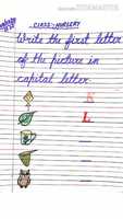 Free download Write the first letter of the picture in capital letter video and edit with RedcoolMedia movie maker MovieStudio video editor online and AudioStudio audio editor onlin