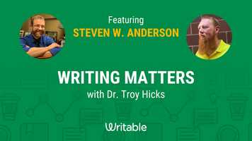 Free download Writing Matters with Dr. Troy Hicks ft. Steven W. Anderson - Trailer video and edit with RedcoolMedia movie maker MovieStudio video editor online and AudioStudio audio editor onlin