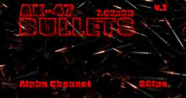 Free download AK- 47 Bullets 1 | Motion Graphics - Envato elements video and edit with RedcoolMedia movie maker MovieStudio video editor online and AudioStudio audio editor onlin