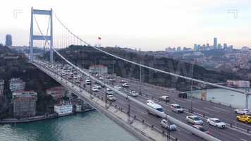 Free download Busy Bosphorus Bridge Stock Video video and edit with RedcoolMedia movie maker MovieStudio video editor online and AudioStudio audio editor onlin