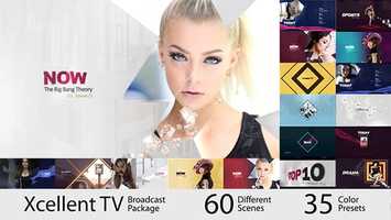 Free download Xcellent TV - Complete Broadcast Package Motion Design video and edit with RedcoolMedia movie maker MovieStudio video editor online and AudioStudio audio editor onlin