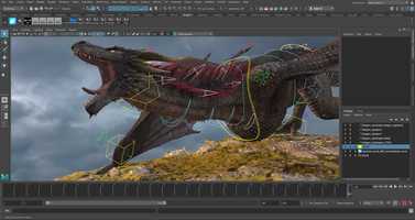 Free download Dragon Landing Timelapse video and edit with RedcoolMedia movie maker MovieStudio video editor online and AudioStudio audio editor onlin