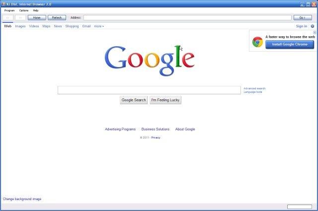 Download web tool or web app XE Dist. Internet Browser