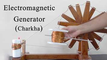 Free download Electromagnetic generator (Charkha) video and edit with RedcoolMedia movie maker MovieStudio video editor online and AudioStudio audio editor onlin