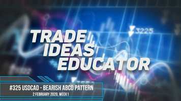 Free download (Episode #325) USDCAD - Trade Ideas Educator - Bearish ABCD Pattern(2Feb2020) video and edit with RedcoolMedia movie maker MovieStudio video editor online and AudioStudio audio editor onlin