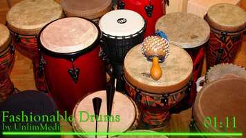 Free download Fashionable Drums video and edit with RedcoolMedia movie maker MovieStudio video editor online and AudioStudio audio editor onlin