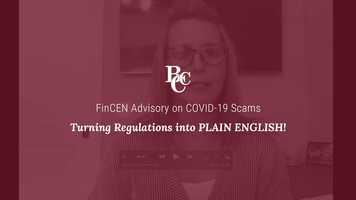 Free download FinCEN Advisory on COVID-19 Scams video and edit with RedcoolMedia movie maker MovieStudio video editor online and AudioStudio audio editor onlin