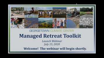 Free download GCC Managed Retreat Toolkit Launch (July 15, 2020) video and edit with RedcoolMedia movie maker MovieStudio video editor online and AudioStudio audio editor onlin