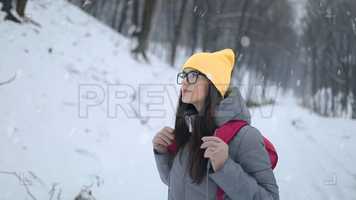 Free download Girl Enjoys Snow Stock Video video and edit with RedcoolMedia movie maker MovieStudio video editor online and AudioStudio audio editor onlin