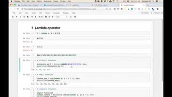 Free download Lambda Function and List Comprehension  Python for Machine Learning  Session 9 video and edit with RedcoolMedia movie maker MovieStudio video editor online and AudioStudio audio editor onlin