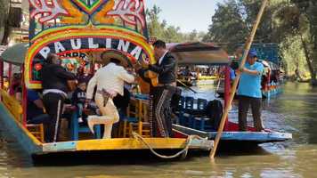 Free download Xochimilco Mexico City, Sunday family fun floating on canals built by the the Aztecs MONO video and edit with RedcoolMedia movie maker MovieStudio video editor online and AudioStudio audio editor onlin