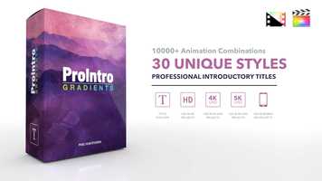 Free download ProIntro Gradients - Introductory Titles for Final Cut Pro X - Pixel Film Studios video and edit with RedcoolMedia movie maker MovieStudio video editor online and AudioStudio audio editor onlin