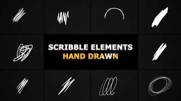 Free download Scribble Elements After Effects Templates video and edit with RedcoolMedia movie maker MovieStudio video editor online and AudioStudio audio editor onlin