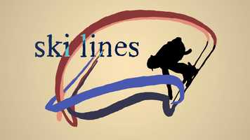 Free download ski lines video and edit with RedcoolMedia movie maker MovieStudio video editor online and AudioStudio audio editor onlin